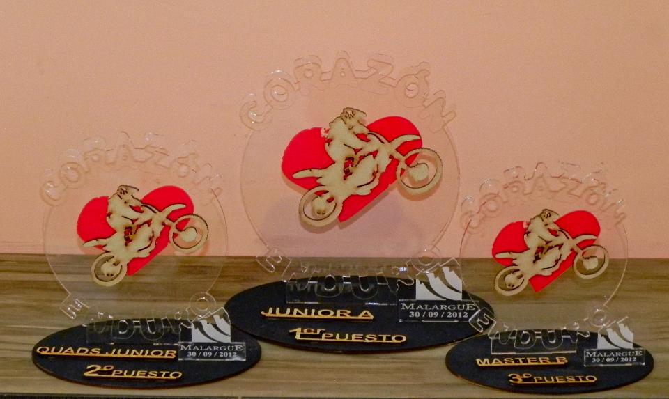 Premio en acrílico