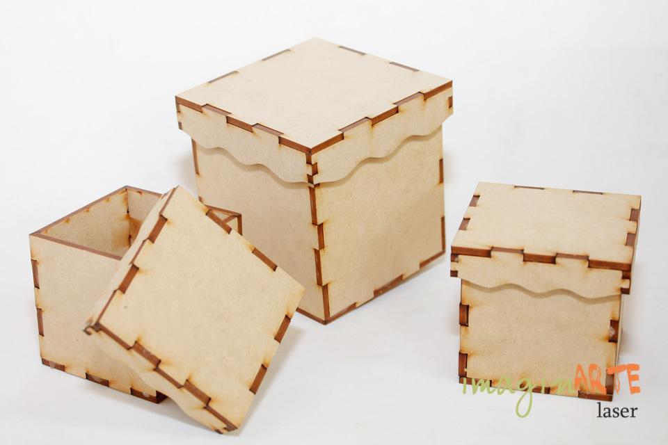 Cajas cuadradas