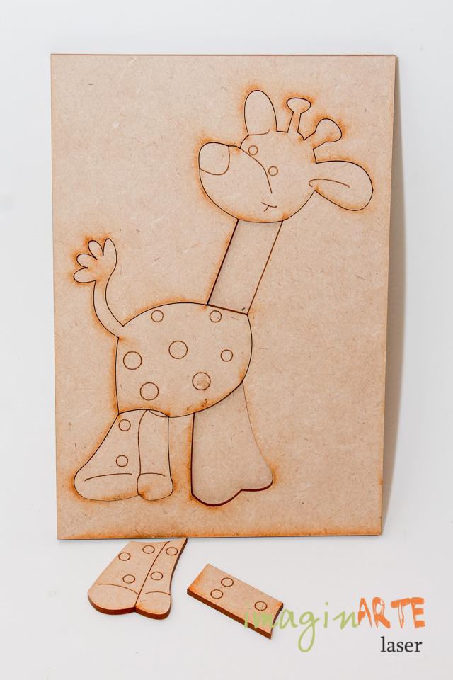 Puzzle plano Jirafa