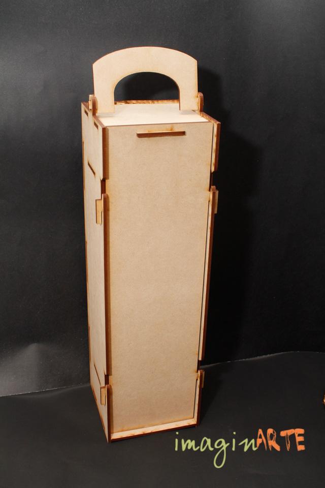 Caja para botella vino