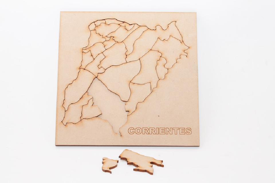 Mapa de Corrientes