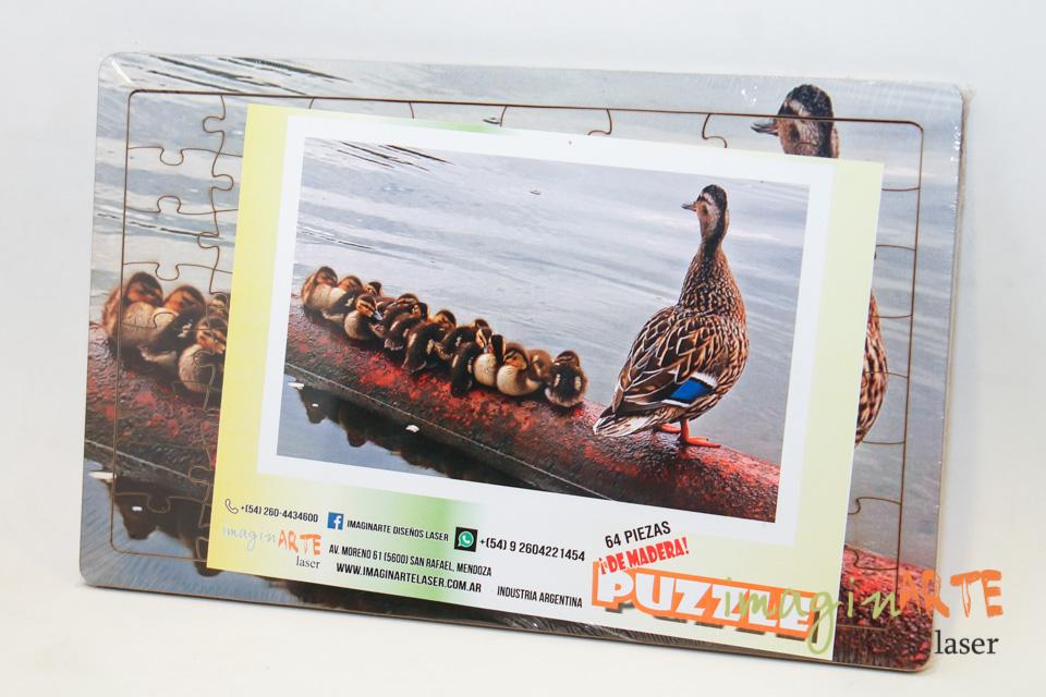 Puzzles de madera 64 piezas