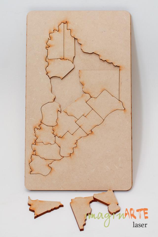 Mapa Puzzle Neuquén