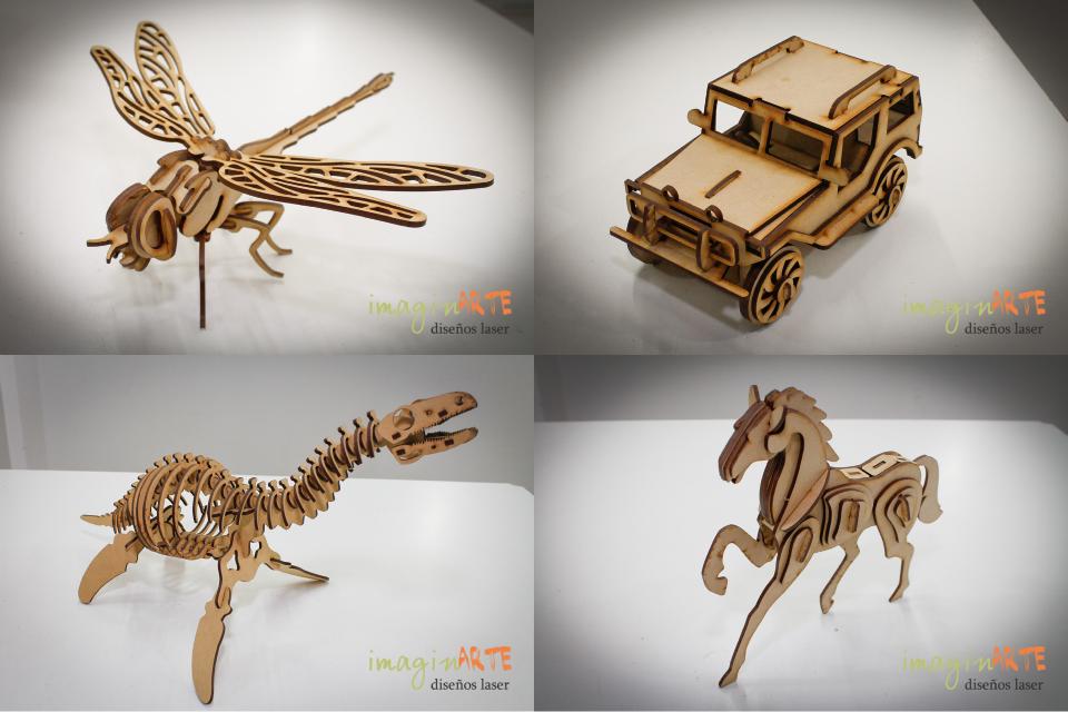 Maquetas 3D coleccionables.