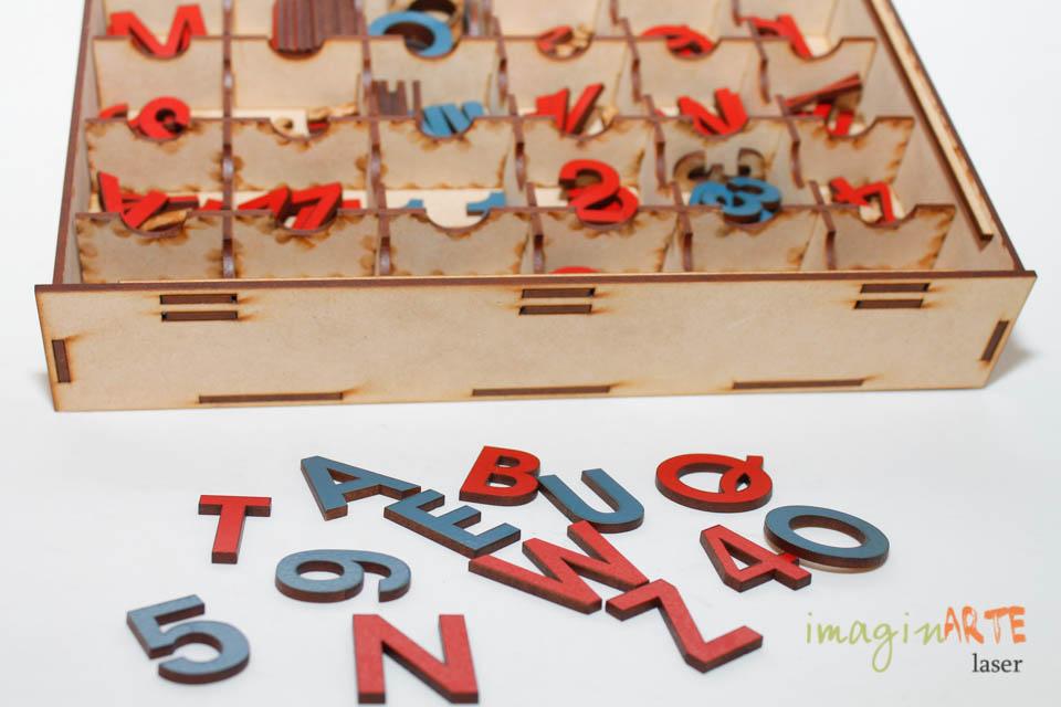Alfabeto Montessori Imprenta Mayúscula